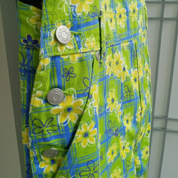 955 Originals  Lemon Lime Floral romper - Picture 7 of 16